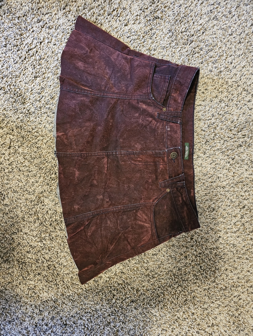 wild fable Burgundy Mini Skirt